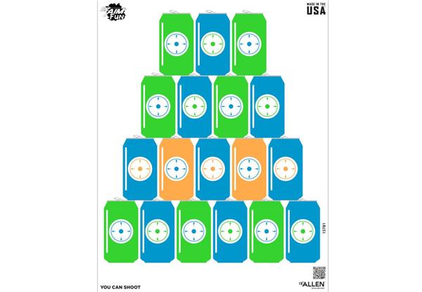 ALLEN EZ AIM FUN YOU CAN SHOOT PAPER TARGET 24" X 19" 4 PACK