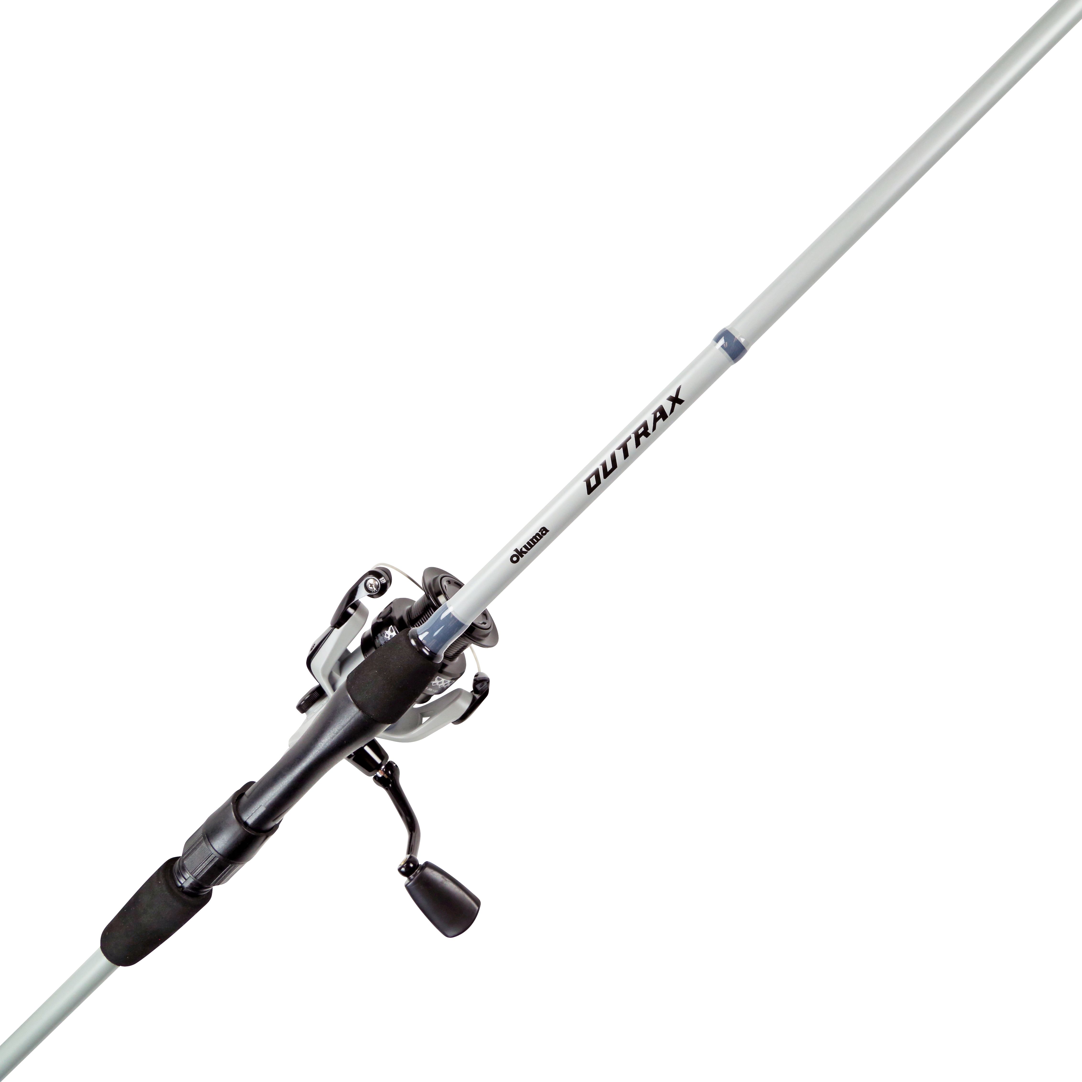 Okuma Outrax 7' Sz 3000A 2pc Medium Spin Combo, Powder Blue