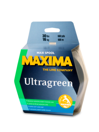 Maxima Maxi-Spool Mono Ultragreen 30lb 660yd