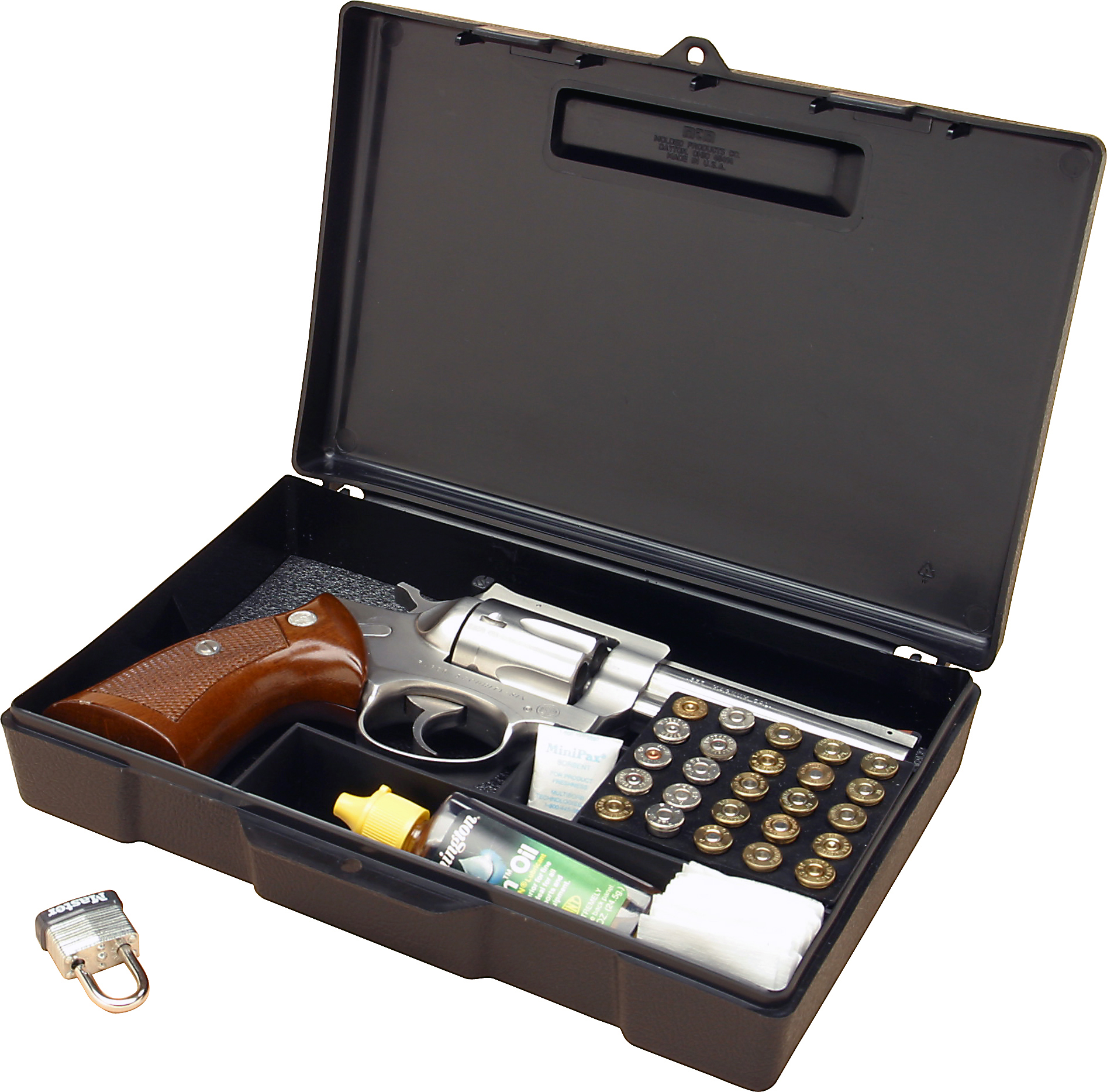 MTM Case-Gard Pistol Handgun Long Term Storage Case 4" Revolver