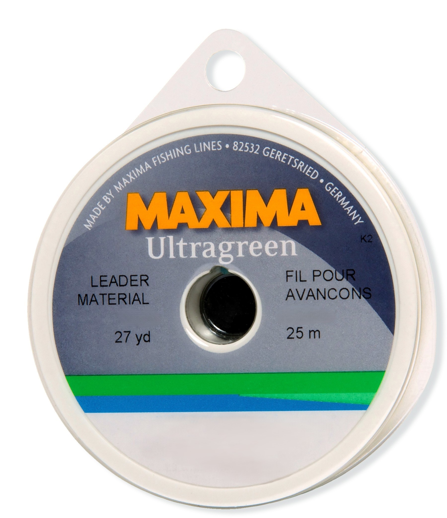 Maxima Mono Leader Wheel Ultragreen 2lb 27yd