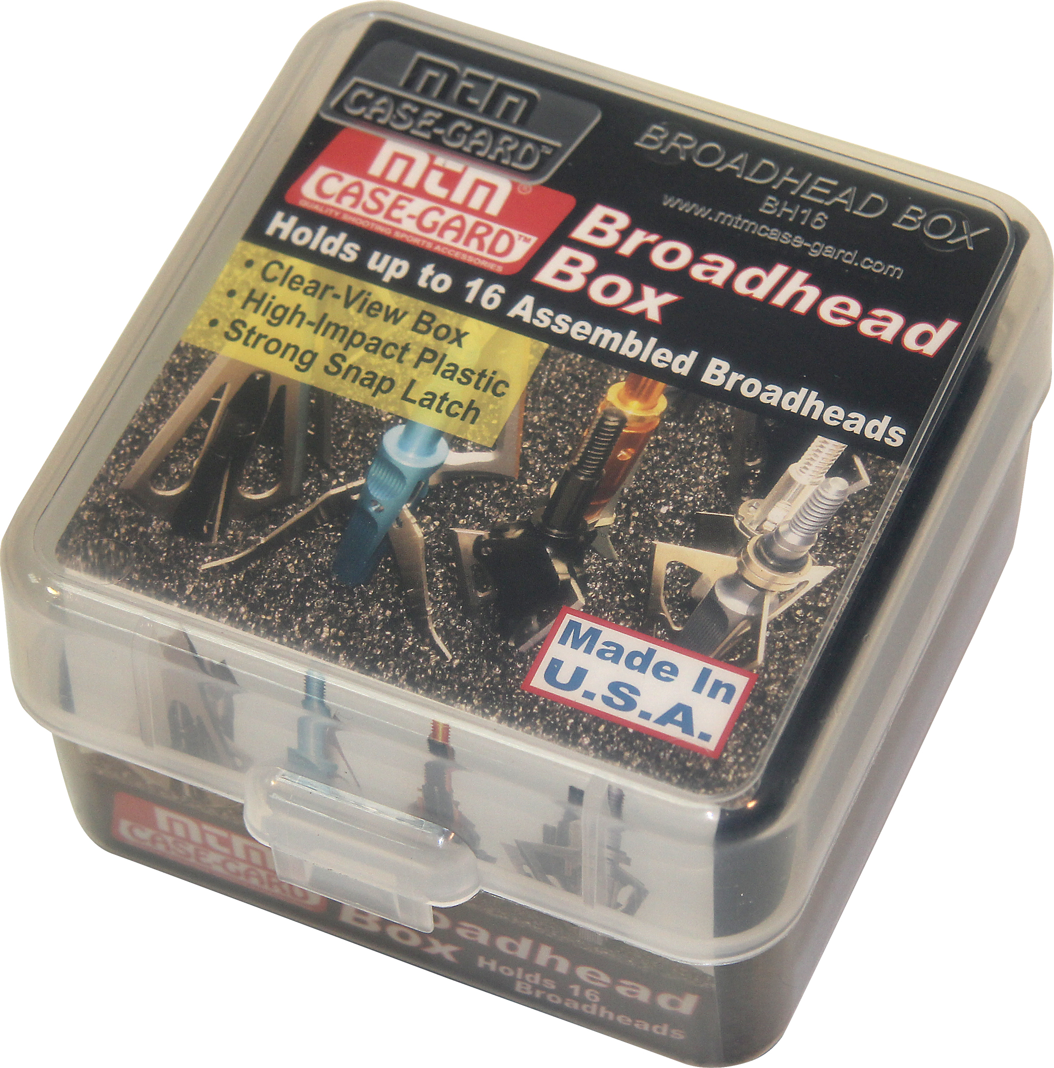MTM Case-Gard Broadhead Box - Holds 16 Assembled Broadheads