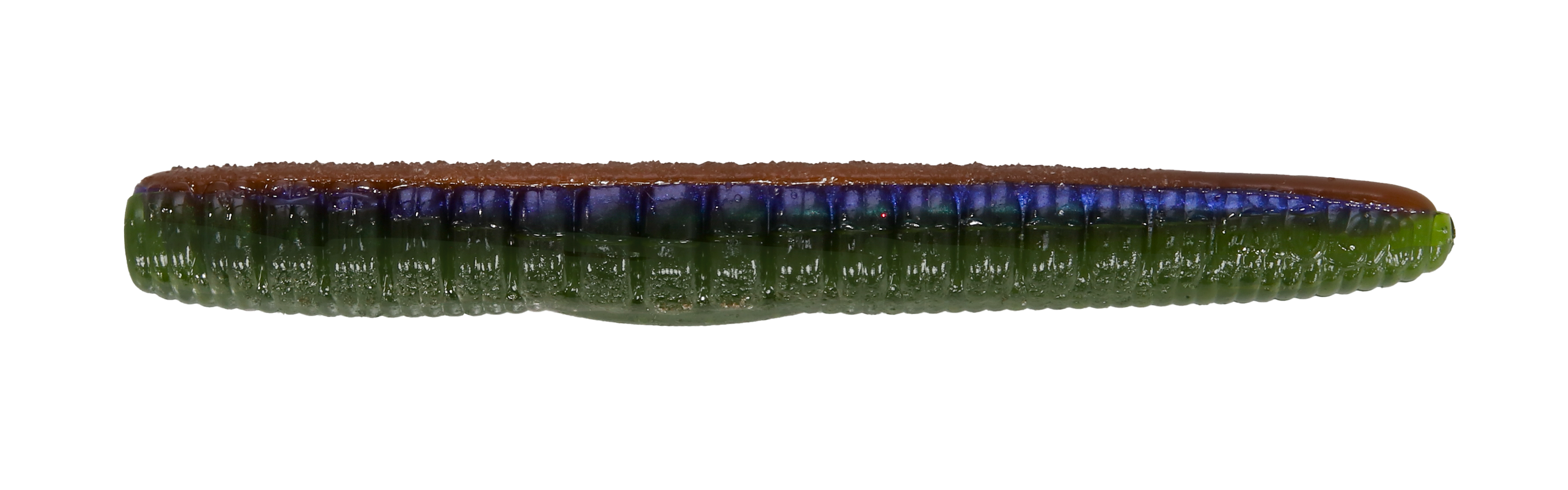 Roboworm 3" Ned Worm, Aaron's Magic Red & Black Flake