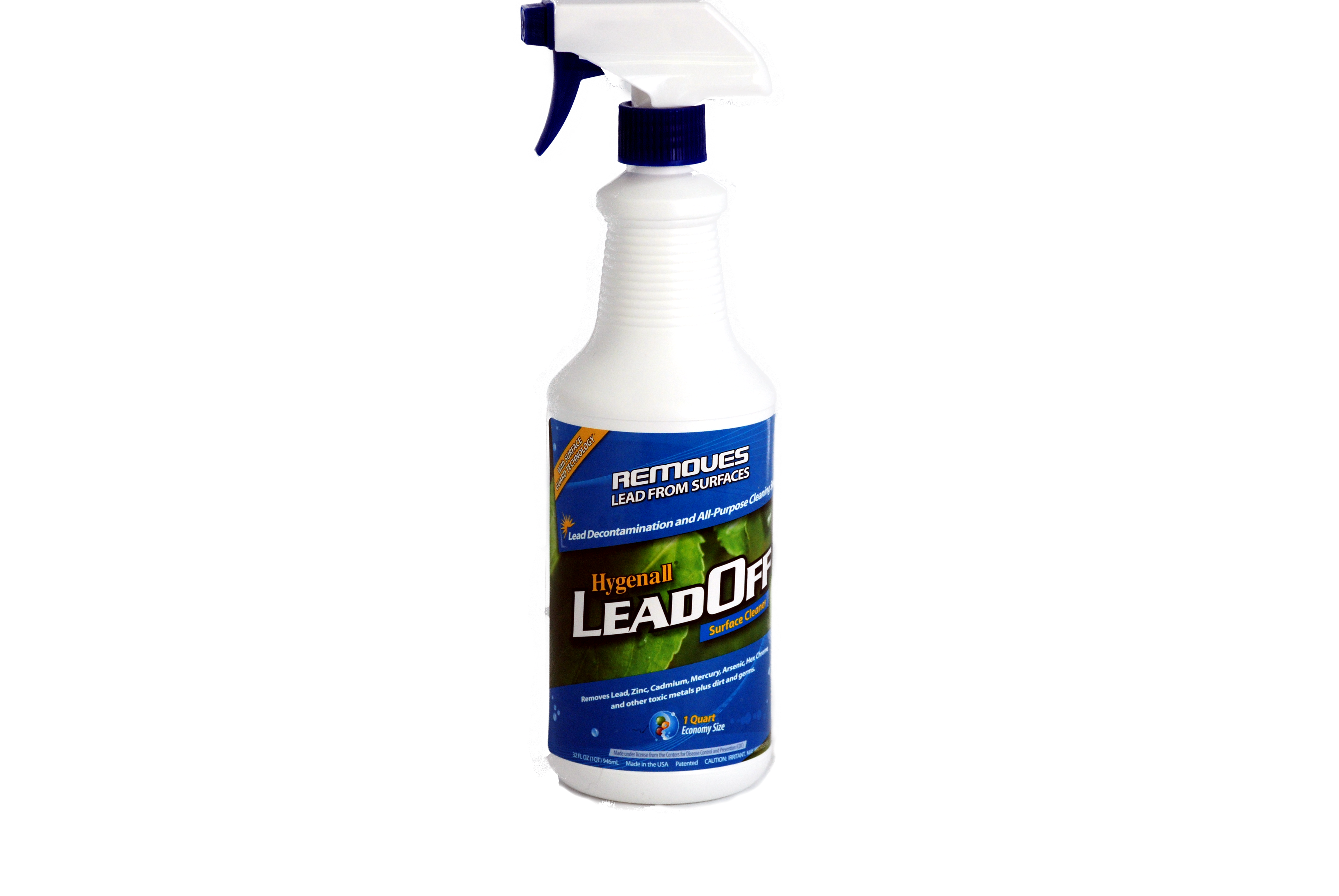 Hygenall LeadOff Wipe on, Wipe off, Non-Porous Surface Cleaner
