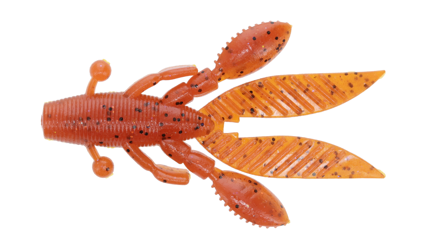 Yamamoto 3.75" Flappin' Hog, 7Pk, Fire Craw
