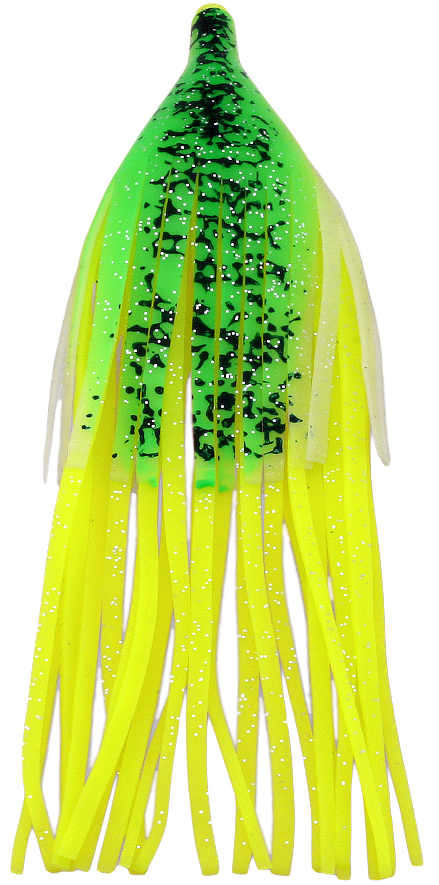 Delta Giant 8" Skirt Body, 2/Pk, Green Scale Glow