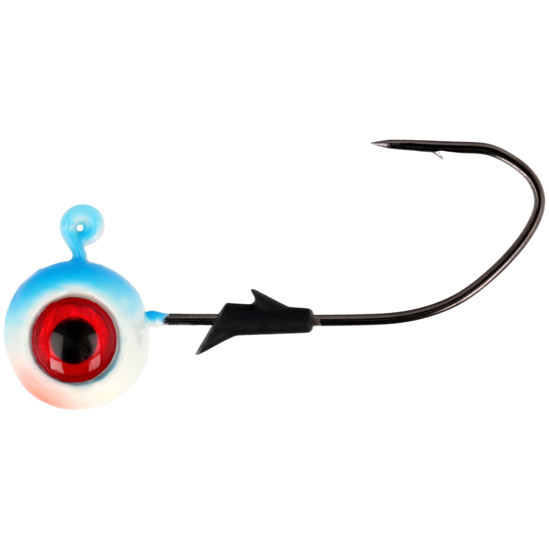 Lazer Sharp Pro-V Eagle Eye Jig-1/4oz, Blue Moon Glow
