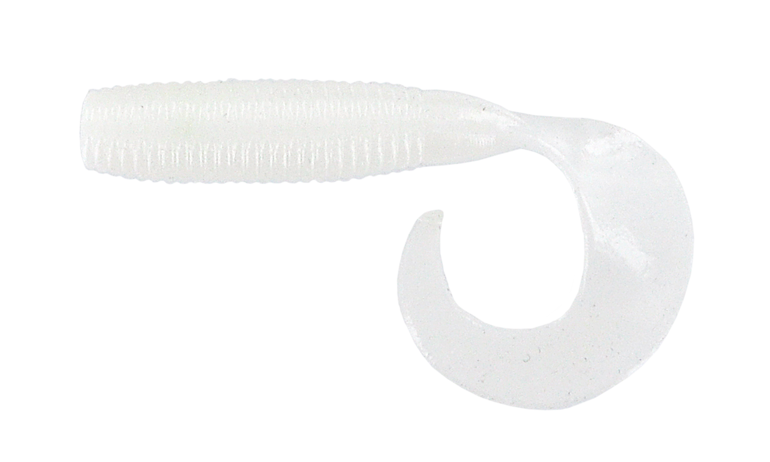 Yamamoto 4" Single Tail Grub, 20Pk, Cream White
