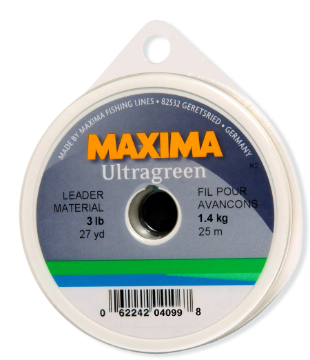 Maxima Mono Leader Wheel Ultragreen 3lb 27yd