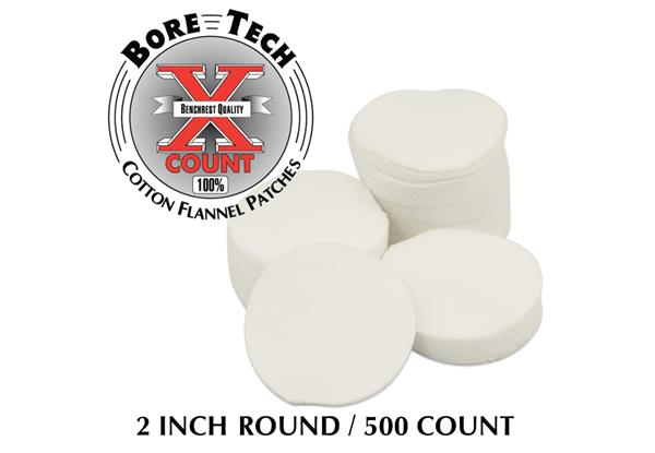 Bore Tech Patch 2" Round -500/Bag