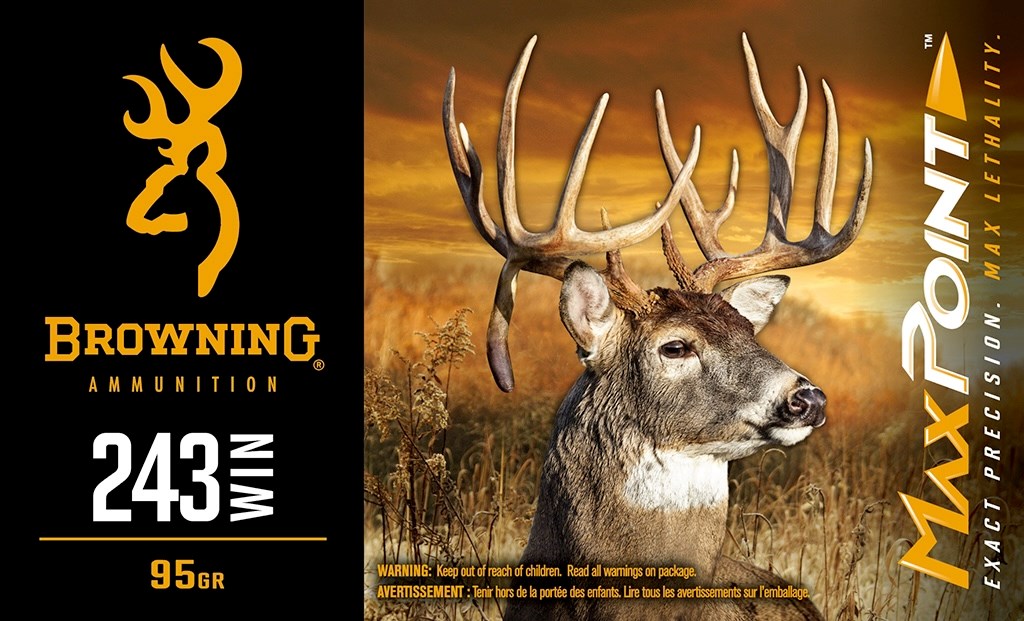 Browning Ammo 243 Win MaxPoint Deer 95 Gr