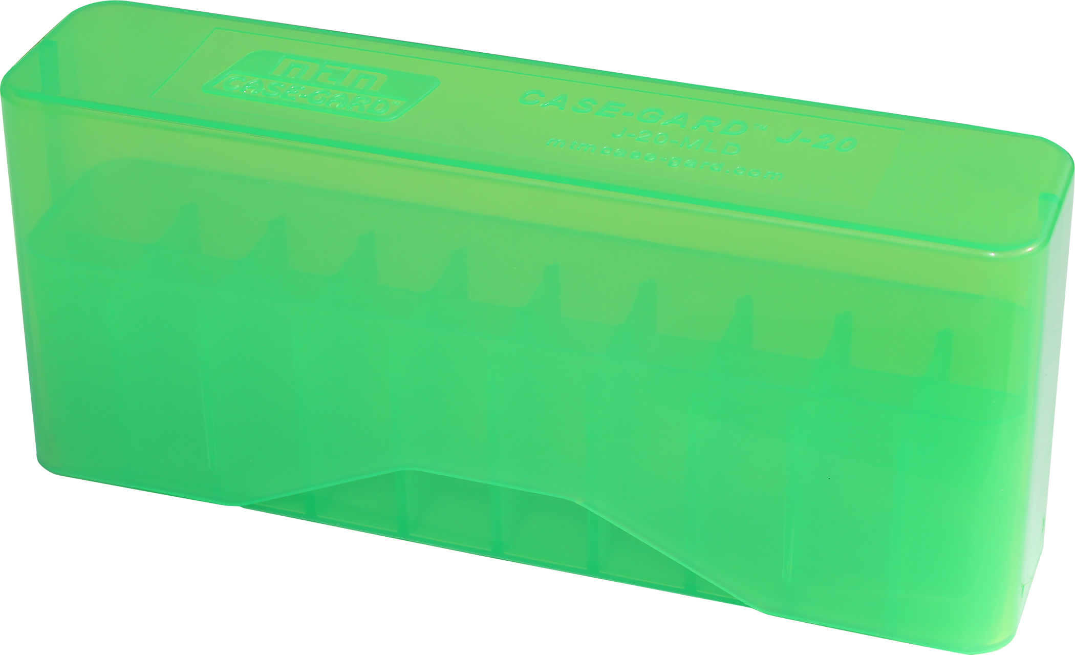 MTM Case-Gard Rifle Slip-Top Ammo Box 20 Rnd WSM 45-70 to 30-30 Green