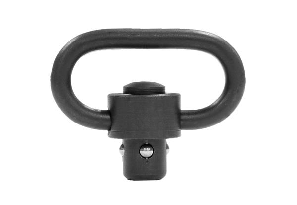 GrovTec Heavy Duty Push Button Swivel Single Pack - Black Nitride 1.25"