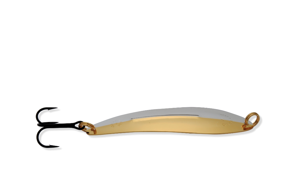 Williams Small Whitefish Spoon 4 1/4" 3/4 oz-Half Silver/Half Gold