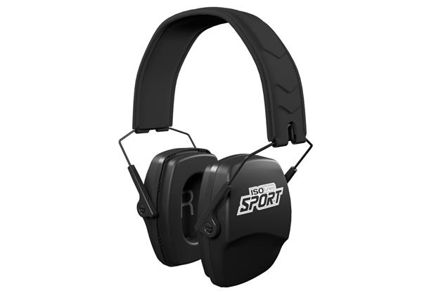 ISOtunes DEFY Slim Passive Earmuffs 23 NRR Black