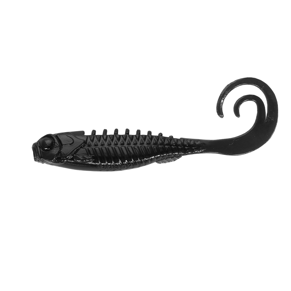 Northland Pan-Candy Grub, 1.75", 5/Pk, Black