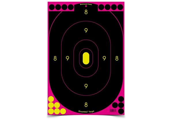 Birchwood Casey Shoot•N•C® 12" x 18" Oval Pink Silhouette Target