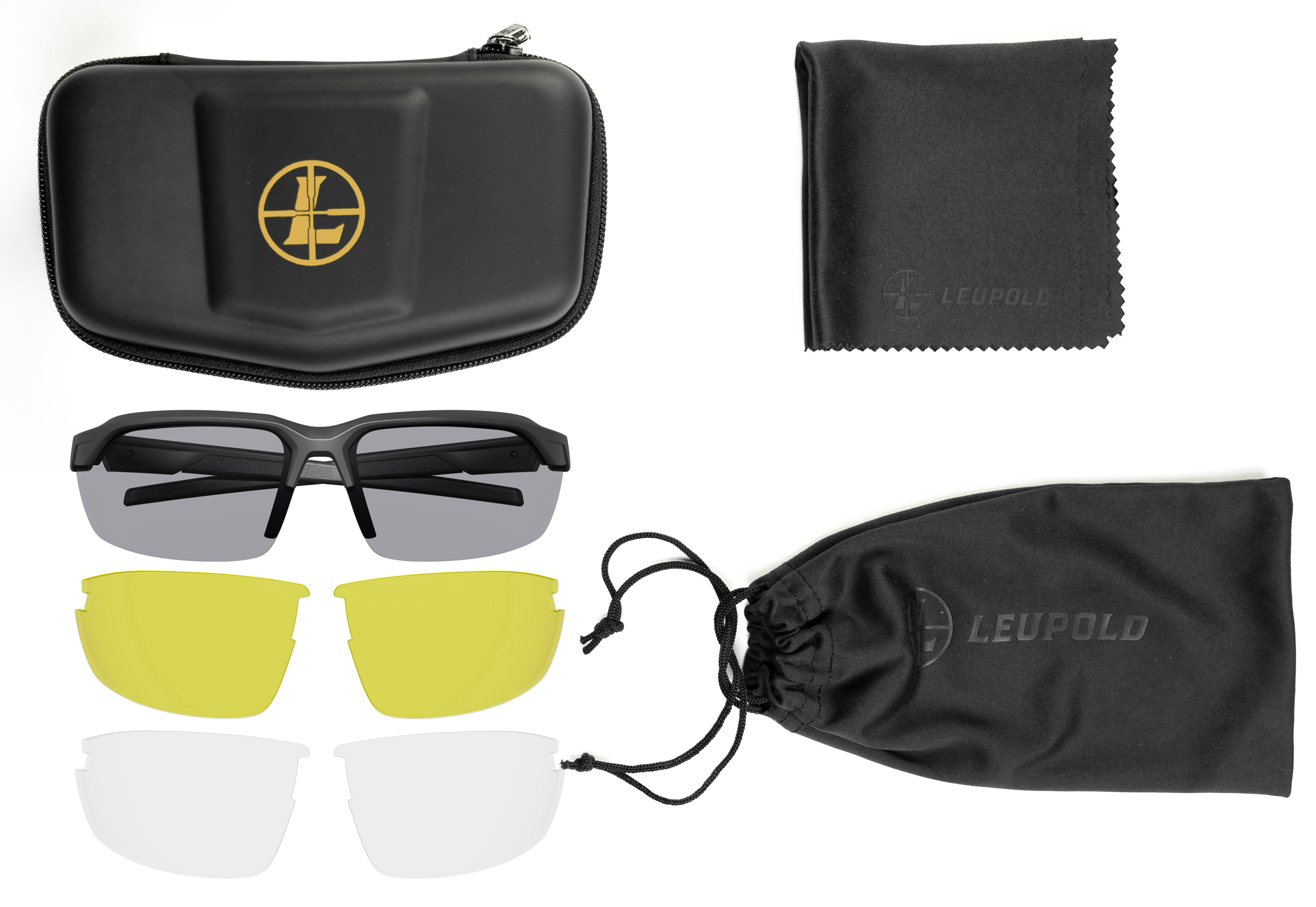 Leupold Tracer Matte Black, Shadow Grey Performance Eyewear