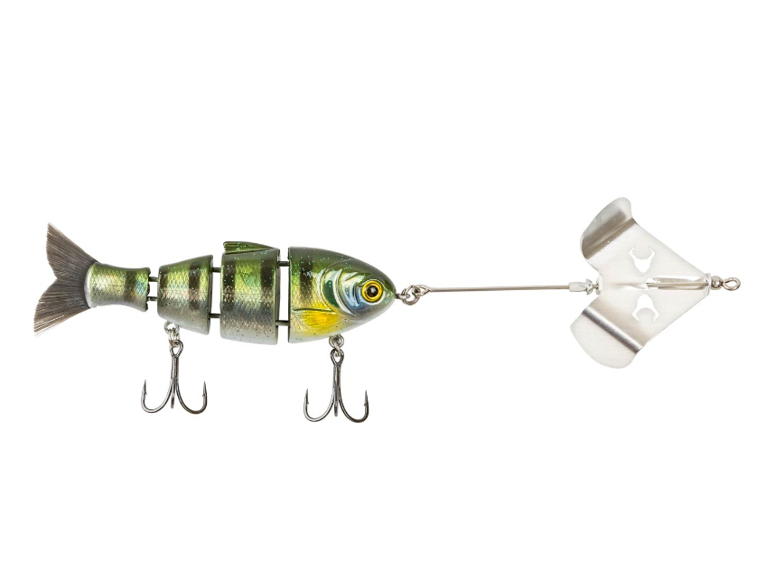 Bucca Brand Buzzing Baby Bull Shad 3.75", 1/2oz, Bluegill