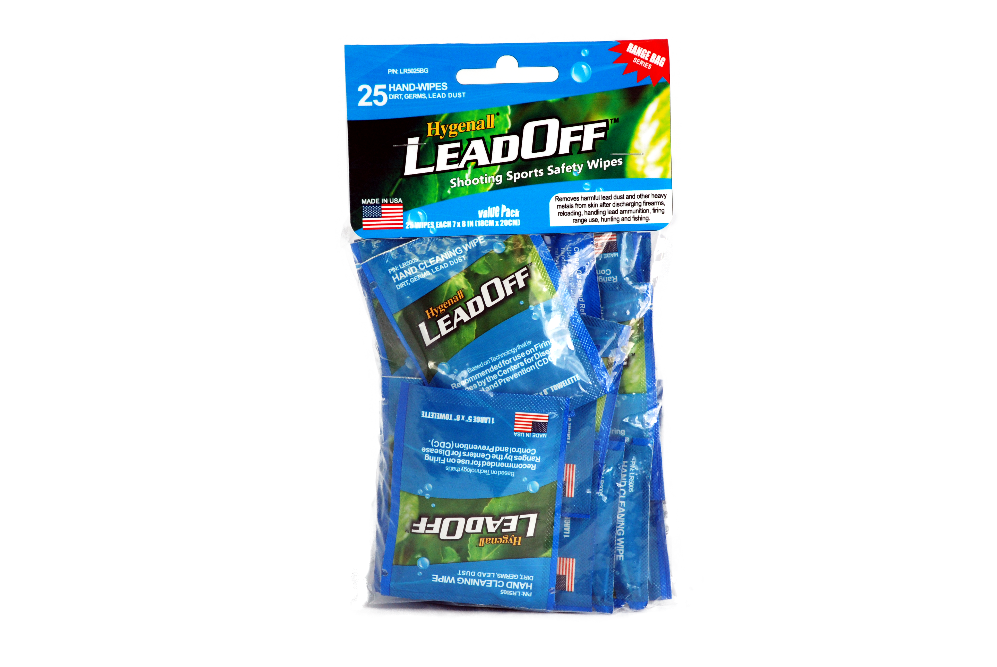 Hygenall LeadOff Range Series Disposable Cleaning & Decon Wipes - 25