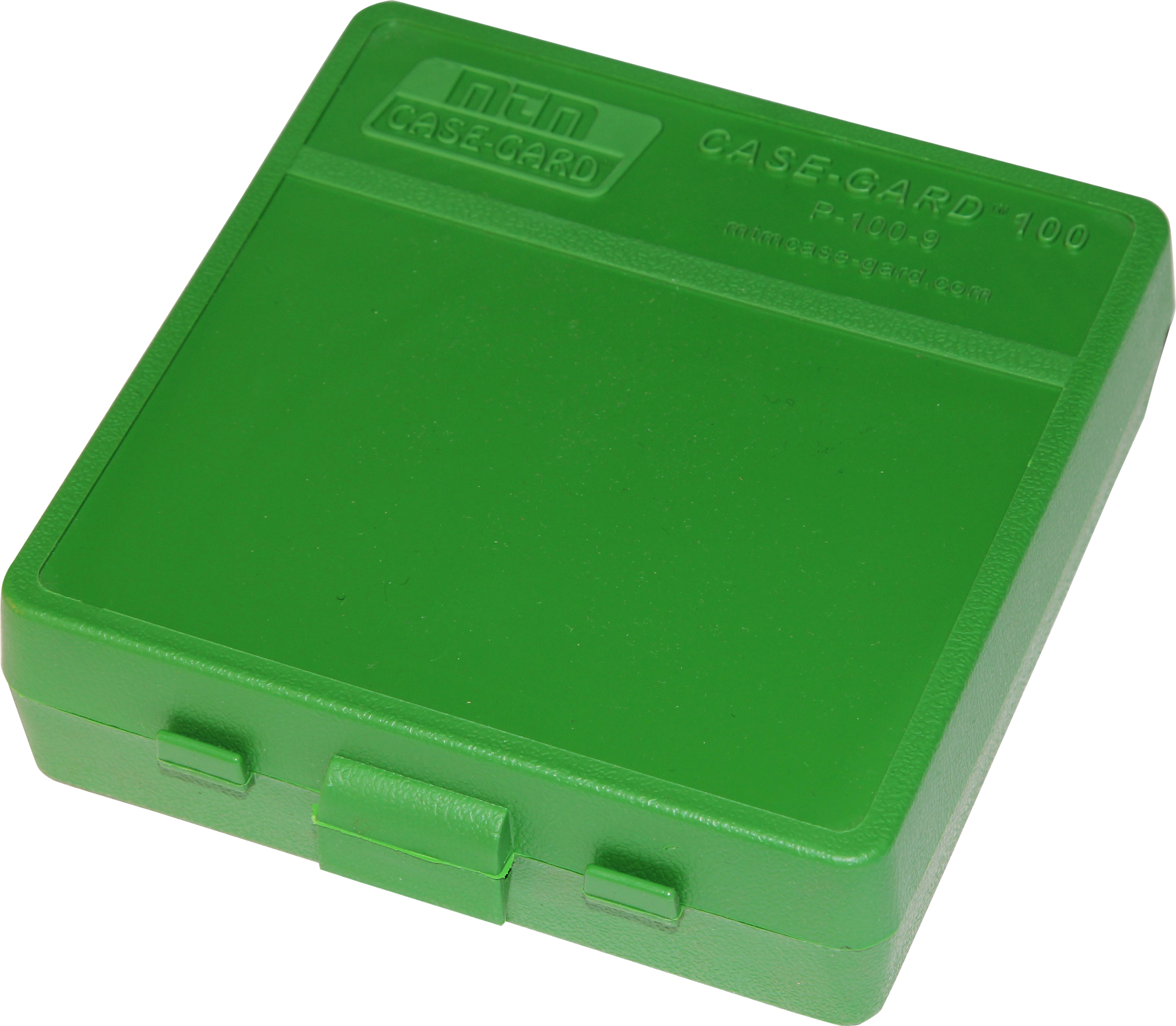 MTM Case-Gard Flip-Top Ammo Box 100 Rnd 9mm 380 ACP - Green