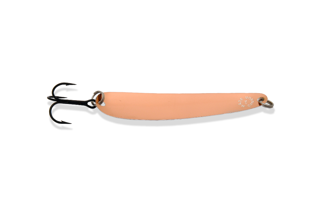 Mooselook Thinfish Spoon 3" 1/6 oz-Silver/Copper Back