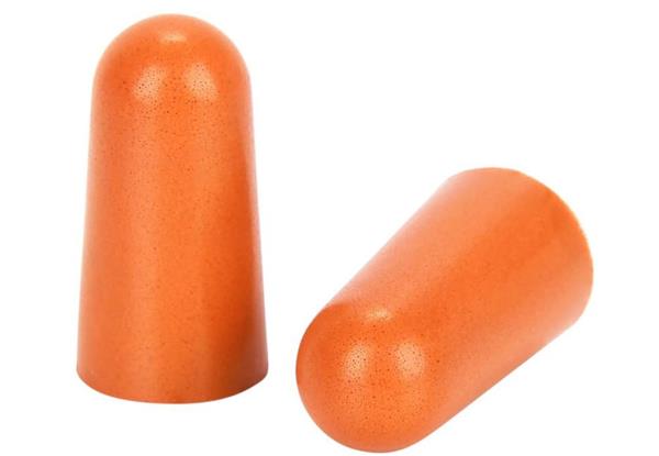ALLEN ULTRX FOAM EAR PLUGS, ORANGE, 6 PAIR IN BLISTER PACK
