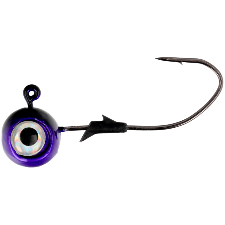 Lazer Sharp Pro-V Eagle Eye Jig-1/8oz, Purple Metallic
