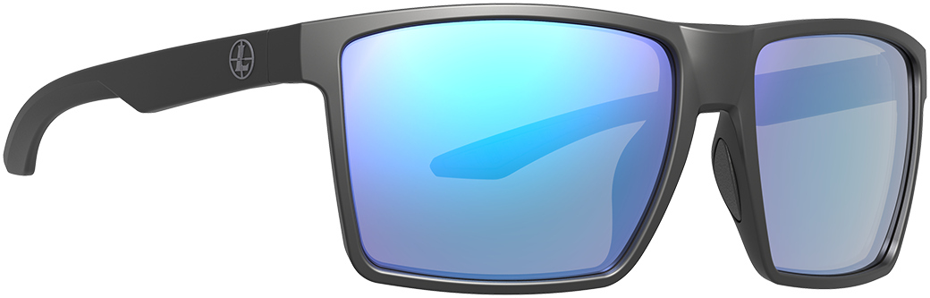 Leupold DeSoto Matte Black Blue Mirror Performance Eyewear