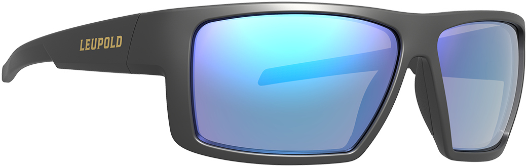 Leupold Switchback Matte Black Blue Mirror Performance Eyewear