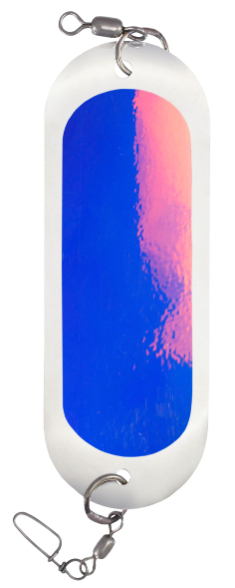 Gibbs Kokanee Dodger 4"x 1 1/2", Nickel Moon Jelly