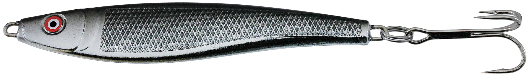 Delta Jumbo Anchovy Jig, 4 1/2 oz, Nickel Black