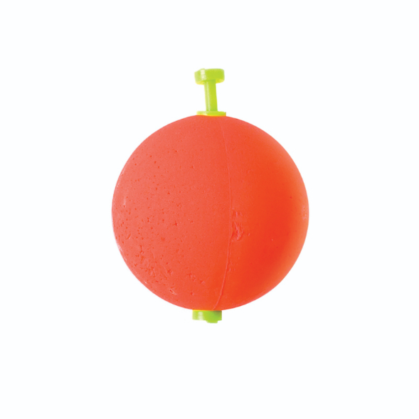 Eagle Claw Foam Round Float, Unweighted 1-1/2", Red