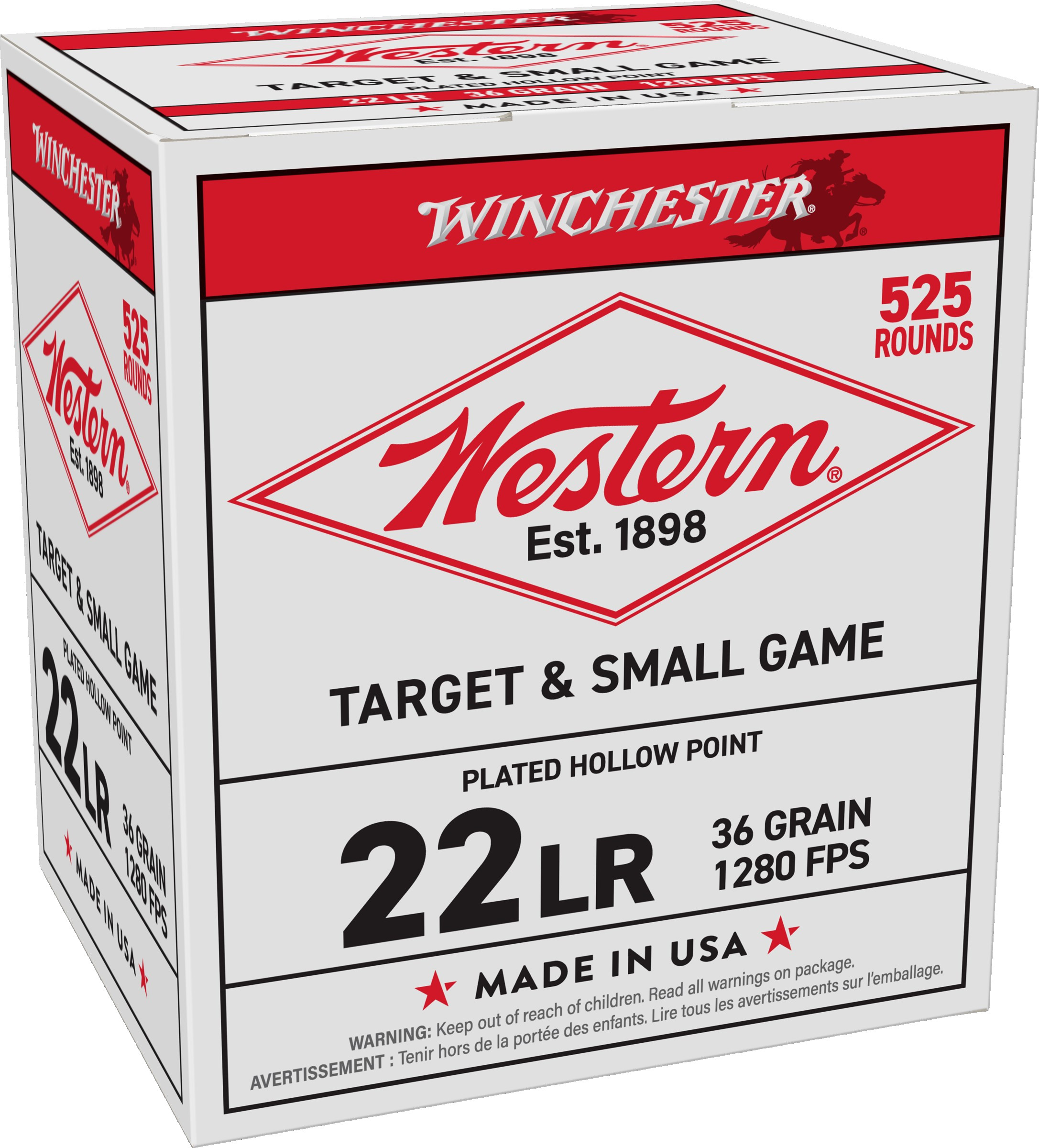 Winchester Bullets 22 LR 525 HP CP 36 Gr