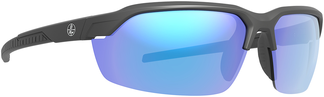 Leupold Tracer Matte Black Blue Mirror Performance Eyewear