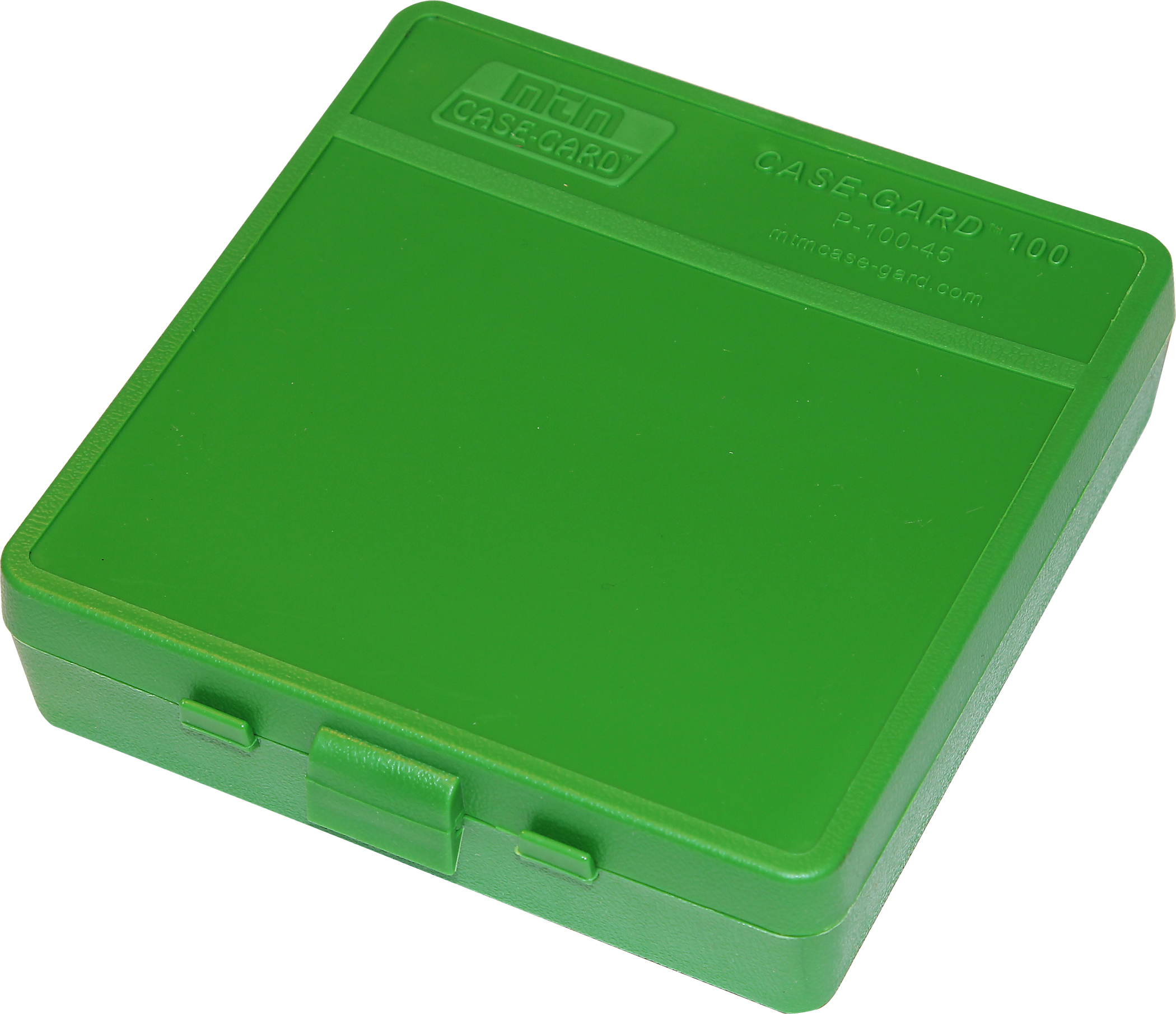 MTM Case-Gard Flip-Top Ammo Box 100 Rnd 40 10mm 45 ACP - Green