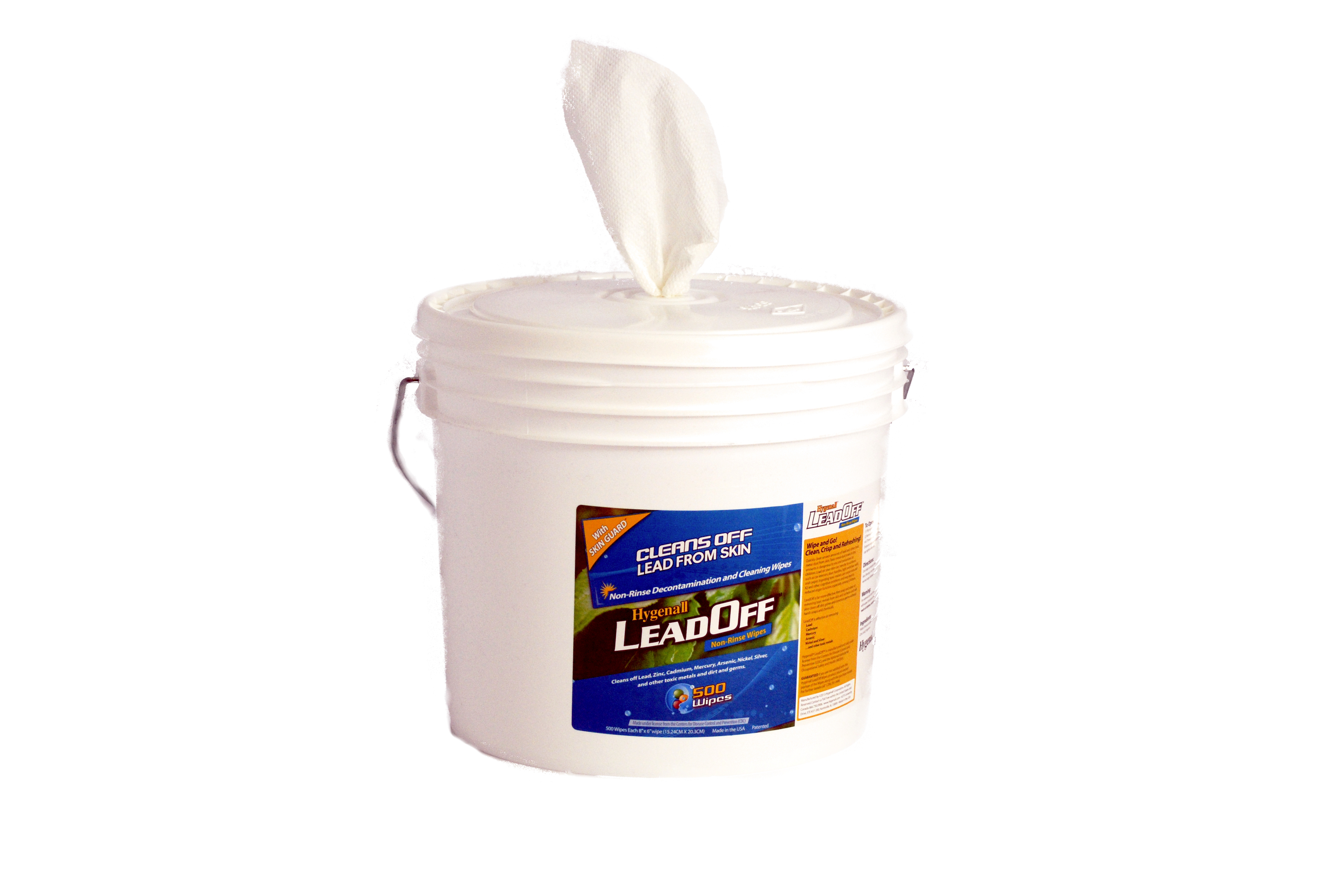 Hygenall LeadOff Refillable Bucket Dispenser - 500 Wipes