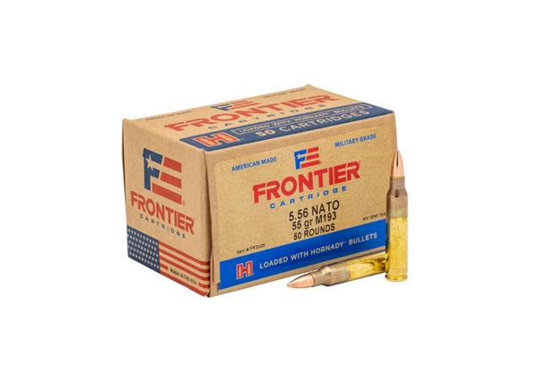 FRONTIER AMMO 5.56 NATO 55 GR FMJ XM193 (50-OR)
