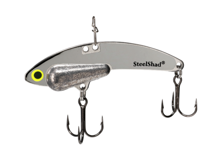 SteelShad Heavy Series, 1/2oz, 2.25", Silver/Chrome