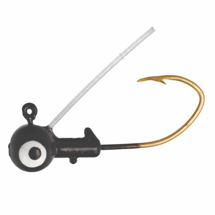 Eagle Claw Pro-V Weedless Jig, 1/8oz, Black