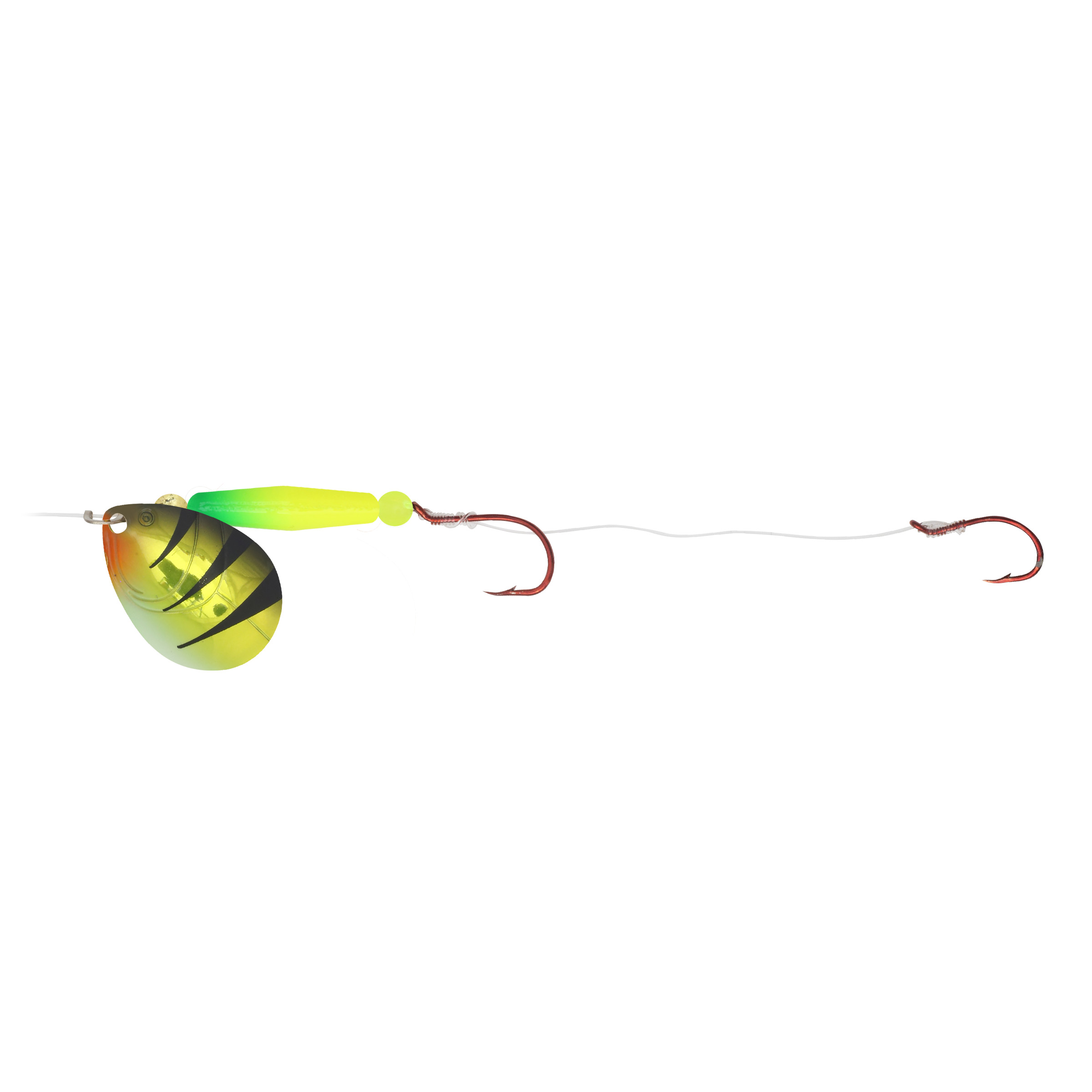 Northland Gravel Grinder Float'N Rig 60" Snell, #4 Indiana, #2-4Hk Metallic Green Perch