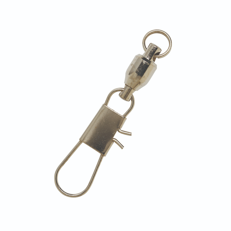 Eagle Claw Ball Bearing Swivel, #5 w/Interlock Snap, Nickel