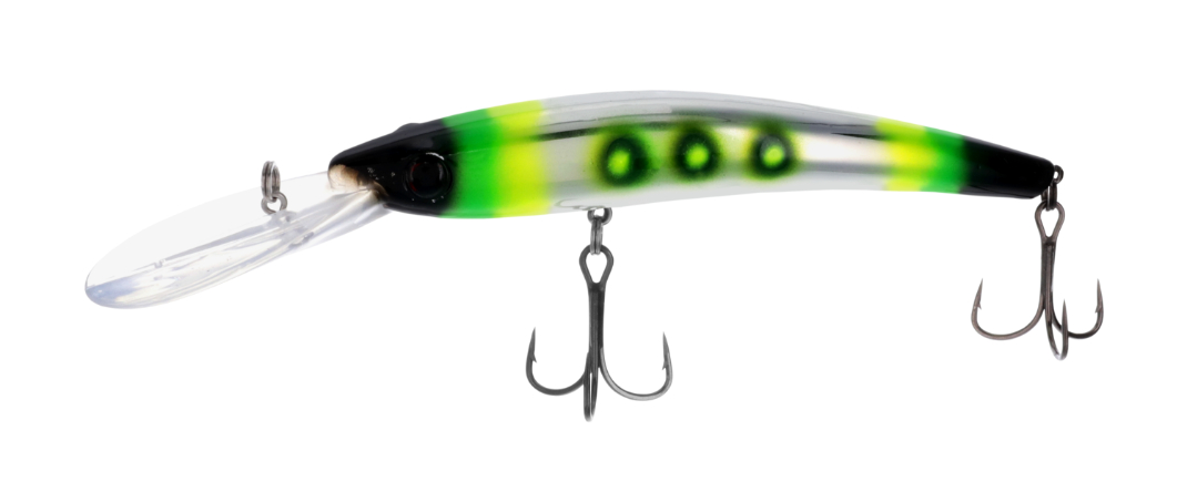 Bill Lewis Precise Walleye Crank, 4.75", 5/8oz, Chrome Seasick Frog