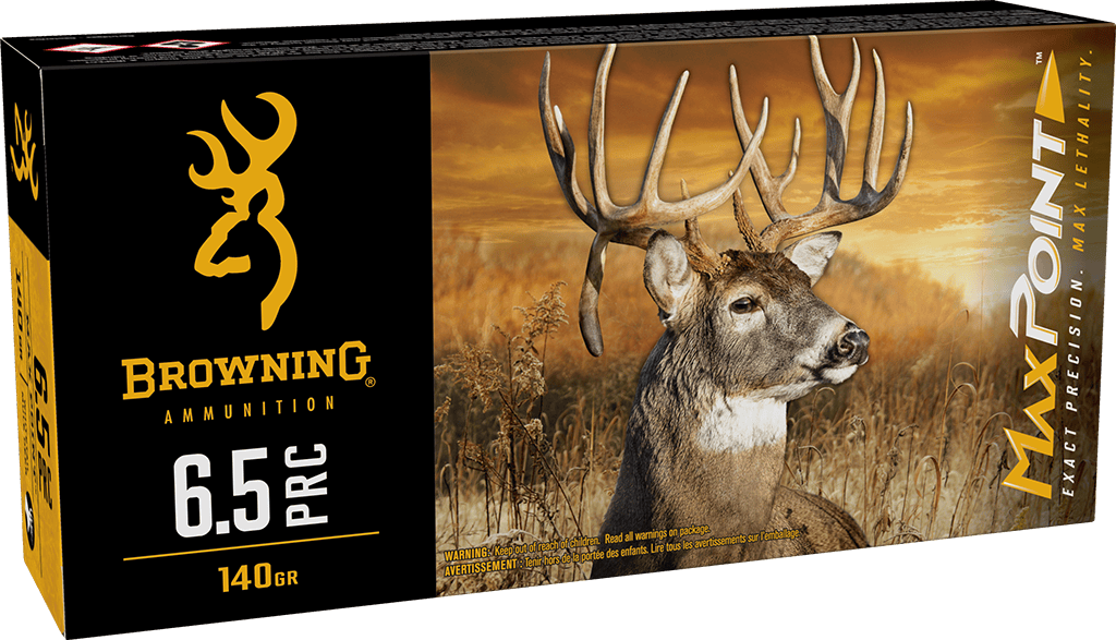 Browning Ammo 6.5 PRC MaxPoint Deer 140 Gr