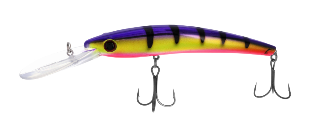 Bill Lewis Precise Walleye Crank, 4.75", 5/8oz, Purple Perch
