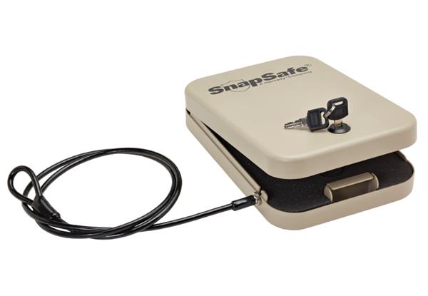 Hornady Snapsafe Lock Box with Key Lock LG - FDE Color