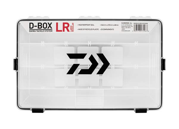 Daiwa D-Box Feeder Case, Large, Clear, Size 3700 Regular (Case of 3)