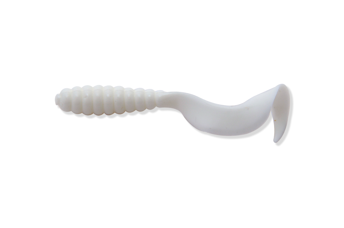 Mister Twister 4" Twister Tail 10/Pk-White