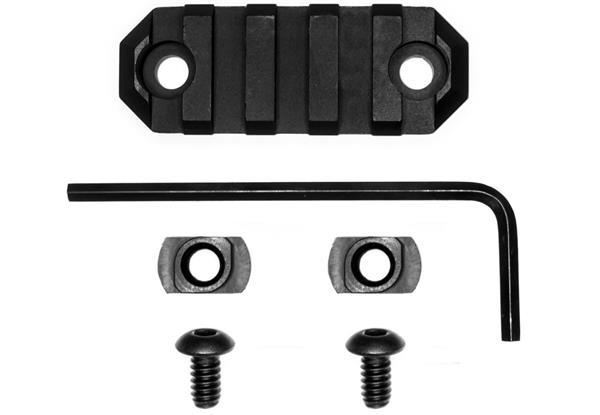 GrovTec M-Lok Picatinny Rail 2.2" 5 Slot
