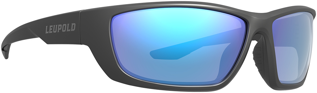 Leupold Cheyenne Matte Black Blue Mirror Performance Eyewear